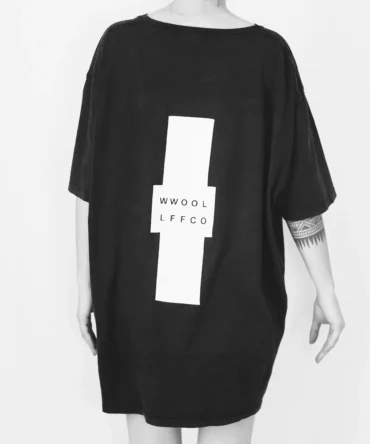 Oversized Stone Washed Black Tee