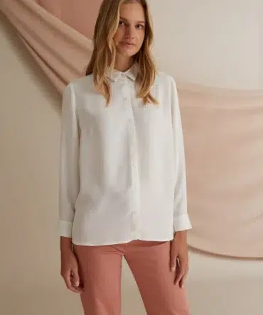 Kristina Classic Shirt Soft White
