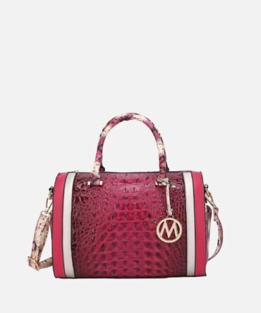 Eleanor Embossed Shoulder Bag