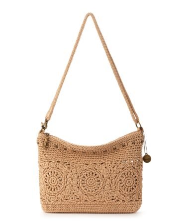 Lumi Crossbody - Hand Crochet - Bamboo Medallion