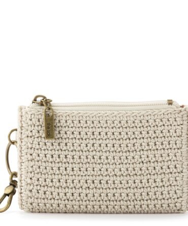 Encino Essential Wallet - Hand Crochet - Ecru