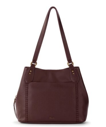 Melrose Satchel - Leather - Mahogany