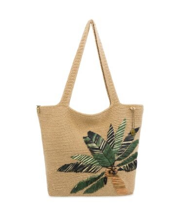 Sola Carryall Tote - Hand Crochet - Palm Tree