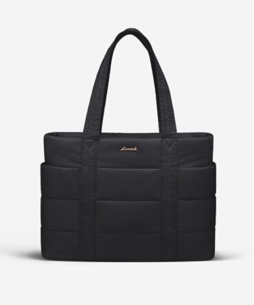 Large Puffer Work Tote Bag, 15.6" 17"