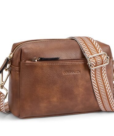 Nola Keep Your Essentials Organized with a Triple Zip Cell Phone Leather Handbag