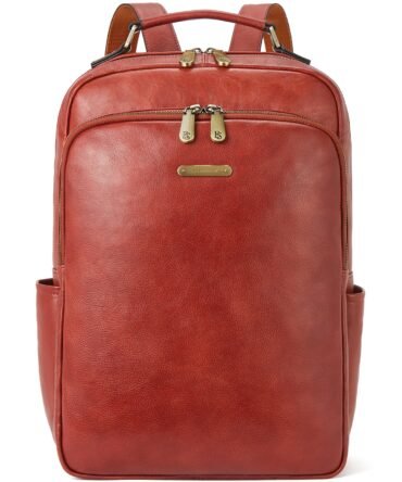 Multifunctional Designer Leather Backpack -- Big and Light