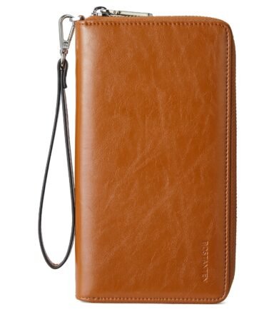 Rozenn Wallets with Wristlet Clutch