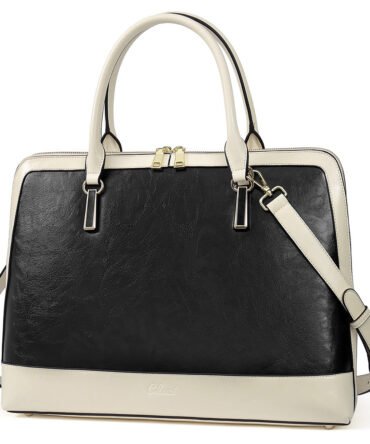 Claire Stylish Women's Vegan Leather Laptop Briefcase Bag