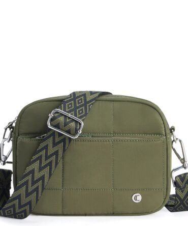 Quilted Crossbody Bags for Women Lightweight Puffer Shoulder Bag Travel Purses with Wide Strap