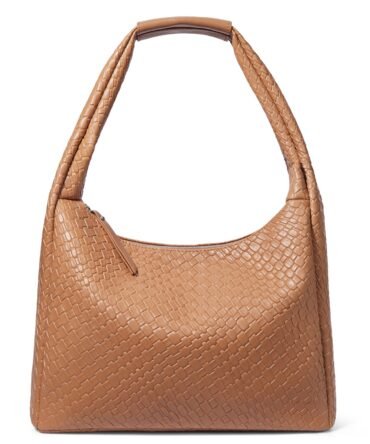 KWELI Croc Structured Curved Hobo Handbags