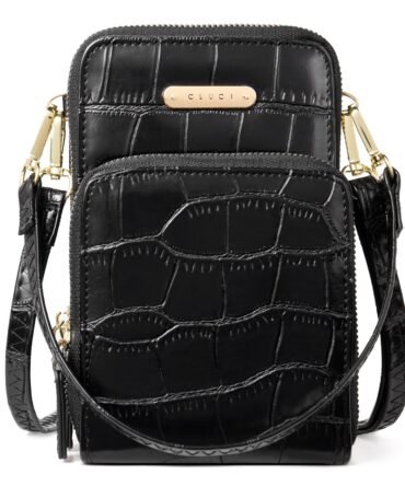 Small Crossbody Bag for Women Cellphone Shoulder Purses Crocodile Pattern