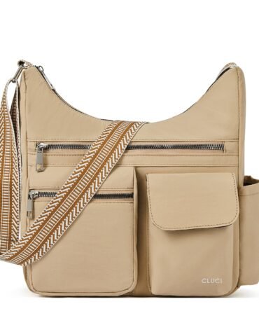 Waterproof Nylon Crossbody Bags For Women Trendy Fashion Shoulder Bag Purse