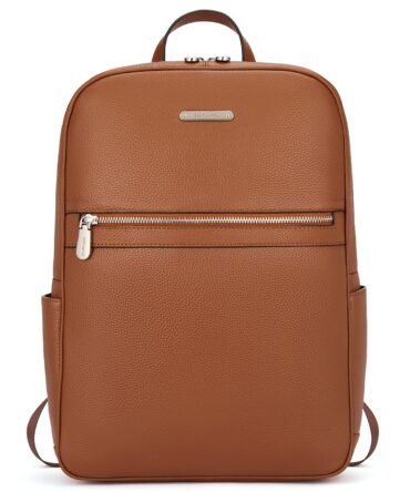 Baish Vintage Women's Brown Leather Backpack Purse