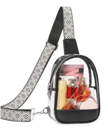 Clear Bag for Stadium Events, Clear Crossbody Bag Purses for women stadium Transparent, Concerts Sports