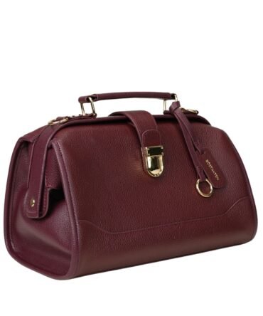 Timeless Grace Doctor Bag - Full Grain Pebble Leather