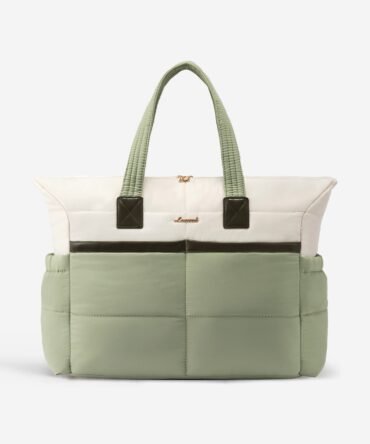 Multi-pocket Puffer Tote Bag, 15.6" 17.3"