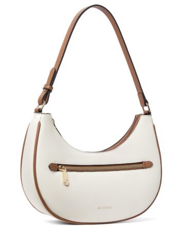 Kweli Crescent Shoulder Bag with Zip Pocket