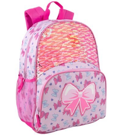 17-Inch Bulk Children's Bow Theme Backpack