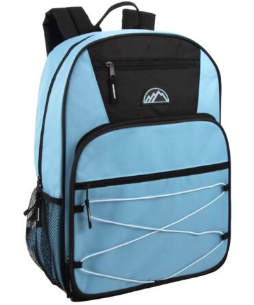 17-Inch Front Bungee Backpack - Blue