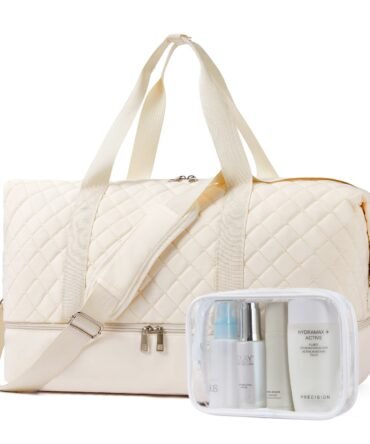 JUDEA Women's Travel Bag with Toiletry Organizer and Shoe Compartment