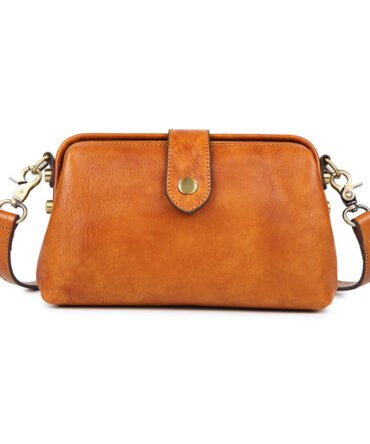 Vintage Mini Doctor Bag - Genuine Leather