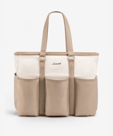 Multi-Pocket Laptop Tote Bag, 15.6" 17.3"