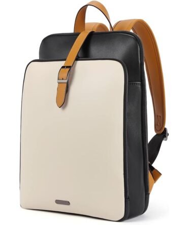 Koch Genuine Leather 15.6 Inch Laptop Backpack Purse For Women