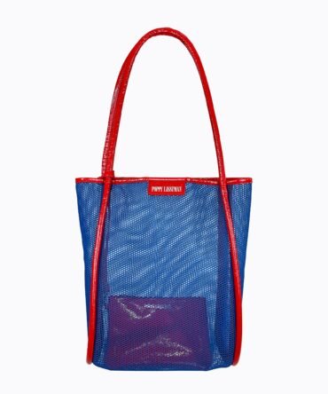 Nana Net Tote - Blue / Cherry